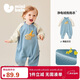 迷你巴拉（minibala）【抗靜電】嬰幼兒毛絨外出連體衣?lián)u粒絨可外穿寶寶衣服2025秋新款