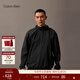 Calvin Klein運動(dòng)【防水】春秋男士潮流戶(hù)外ck徒步露營(yíng)休閑跑步寬松連帽外套 UB1-太空黑 S