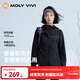 MOLY VIVI修身軟殼外套女收腰夾克秋冬戶(hù)外防風(fēng)防雨水徒步登山服魔力薇薇
