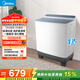 美的（Midea）雙桶洗衣機半自動(dòng) 12公斤大容量 雙缸 一級能效 MP12S166 以舊換新 國家補貼 京東自營(yíng)官方旗艦