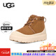 UGG冬季男女同款時(shí)尚厚底系帶紐姆休閑彩殼雪地靴時(shí)尚靴2026新款 CWTC | 栗色/灰白色 42
