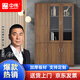中偉（ZHONGWEI）文件柜木質(zhì)文件柜衣柜辦公柜資料柜檔案柜書(shū)柜儲物柜三門(mén)儲物柜