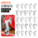 樂(lè )百客（LEBYCLE）山地車(chē)公路折疊自行車(chē)尾勾后撥變速器尾鉤吊耳配件單車(chē)通用掛鉤 自行車(chē)尾鉤 01款