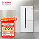 博世（BOSCH）【全域智凈T3活氧版】530L對開(kāi)三門(mén)變頻嵌入式雙循環(huán)大容量電冰箱 活氧除菌 變溫空間零度維他保鮮 白色K3T92AA20C