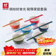 雙立人（ZWILLING）碗筷套裝家用飯碗湯碗面碗陶瓷甜品碗多色筷子餐具整套 彩色碗6只+彩色筷6雙 共計 12件套