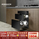 老板（Robam）150L恒凈艙D2P消毒柜嵌入式家用三門(mén)三抽餐具全年主動(dòng)消毒凈存甲流母嬰三重殺菌烘干一體消毒碗柜
