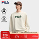 FILA斐樂(lè )官方情侶款套頭衛衣2025秋季休閑寬松針織長(cháng)袖上衣