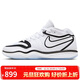 耐克NIKE男子籃球鞋ZOOM G.T.緩震實(shí)戰低幫運動(dòng)鞋DJ9404-102白黑43