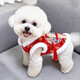 阿莫爾小狗狗衣服保暖冬季加厚中國風(fēng)刺繡唐裝新年喜慶寵物貓咪過(guò)年服飾 國風(fēng)刺繡【紅色】 L（建議8-10斤 參考胸圍背長(cháng)）