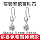 卡梵登實(shí)驗室培育鉆石耳環(huán)女純銀PT950鉑金高級感鉆石耳鉤耳墜生日禮物 【A款】純銀鑲培育鉆【單只】現貨速發(fā) 1克拉