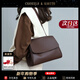 CHANEELR & KARITH包包女包牛皮單肩斜挎腋下包輕奢小眾生日新年禮物送女友老婆 高級感新年送女朋友愛(ài)人實(shí)用高檔【咖色】
