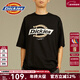 Dickies工裝靈感休閑印花短袖T恤 男女情侶款易搭配DK012606 黑色 （寬松版型） L