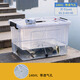 最萌戶(hù)外車(chē)載釣魚(yú)箱后備箱活魚(yú)桶大容量塑料箱海鮮水產(chǎn)養殖箱桌面魚(yú)缸 140#L透明款（長(cháng)63.5寬44高40cm）