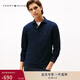 Tommy Hilfiger25新款秋冬男裝商務(wù)休閑純色小繡標修身長(cháng)袖T恤POLO衫