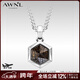 AWNL【高卿塵同款】維京勇者之盾項鏈男吊墜飾品送男友生日禮物 【品牌禮盒】古銅輝石項鏈 鈦鋼鏈55CM