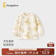 童泰（TONGTAI）寶寶上衣秋冬季純棉保暖嬰兒衣服兒童內衣秋衣長(cháng)袖T恤黃色90cm