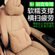 艾黎森別克頭枕GL8昂科威君越昂科旗E5女生汽車(chē)用品護頸枕靠墊靠背枕頭 顏色【鎏年棕】 頭枕1個(gè)