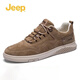 Jeep吉普男鞋秋冬百搭休閑鞋男士潮流復古鞋子男款耐磨防滑運動(dòng)板鞋男