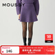 moussy 新品甜美公主風(fēng)毛絨短款針織半身裙010GAS70-6070 100紫色 00020/F