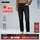 利郎加絨牛仔褲男冬季褲子中腰25新款遠紅外發(fā)熱保暖威化太陽(yáng)牛仔男褲 黑色（長(cháng)褲G5DNZ80101） 32 (175/82A)