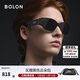 BOLON暴龍眼鏡潮流太陽(yáng)鏡科技感先鋒曲面屏墨鏡男女遮陽(yáng)防紫外線(xiàn)BX5007 【明星同款】BX5007A10-亮黑色