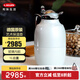 利快保溫壺德國進(jìn)口按壓式保溫水壺大容量暖水瓶暖瓶辦公家用玻璃內膽 黑鉆白 1L