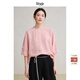 旅途原品ltyp 100%色織亞麻文藝小衫女春極簡(jiǎn)純色寬松百搭襯衣上衣 櫻花粉 M