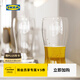 宜家（IKEA）LODRAT羅蘭特啤酒杯子家用錐形設計大容量大水杯子2件 啤酒杯500毫升X2