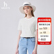 哈吉斯（HAZZYS）女裝 春季女士圓領(lǐng)文藝細條紋T恤衫ASTSE0BBE68