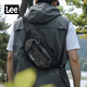 Lee【清倉特價(jià)】運動(dòng)胸包大容量戶(hù)外騎行腰包潮牌斜挎包輕便單肩包 黑色