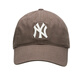 MLB官方 休閑運動(dòng)男女帽子復古潮流26春季遮陽(yáng)帽軟頂棒球帽CP66 紐約洋基隊/棕色 均碼 F
