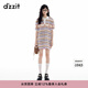 DZZIT地素連衣裙夏季款紛玩多彩夏日百搭裙子女3J2E61129 彩色 XS