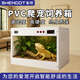 生可PVC爬蟲(chóng)爬寵箱 恒溫箱蜥蜴陸龜蜘蛛蛇寵物刺猬守宮保溫箱定制爬箱 80X40X40智能款
