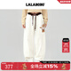 LALABOBO【玩偶熊系列】衛褲25年冬新原創(chuàng  )高級抽繩百搭保暖褲RBED-WXZC17 本白色 L