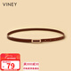 viney牛皮細腰帶女裝飾西裝外套裙帶腰帶收腰大衣時(shí)尚百搭皮帶生日禮物