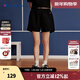 Champion冠軍短褲2024春夏新款簡(jiǎn)約復古寬松刺繡小Clogo休閑褲女 黑色 S