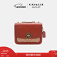 蔻馳（COACH）【專(zhuān)享直降】女士女包經(jīng)典標志MADISON 單肩包老花迷你斜挎包紅色 B4/棕黃色 銹紅色