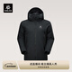 KAILAS凱樂(lè )石阿斯本硬殼羽絨服男鵝絨保暖防風(fēng)FLT 3L防水外套秋冬 玄青黑KG2533109 M