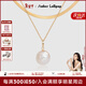 Amber Lollipop安鉑洛利珍珠項鏈女小眾蛇骨鏈吊墜新年情人節生日禮物送女友老婆 (巴洛克珍珠+蛇骨鏈)套裝
