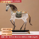 RWTW馬年擺件馬到成功擺件琺瑯彩合金工藝品辦公室玄關(guān)裝飾送開(kāi)業(yè)禮物 琺瑯彩皇室駿騎唐馬（大號白色）