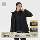 KOLON SPORT/可隆軟殼三合一夾克 女子防風(fēng)透濕戶(hù)外沖鋒衣2級 LKJK5WNT14-BK 黑色 【軟殼內膽】 XL 175/96A