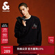 杰克·瓊斯（JACK&JONES） 男裝衛衣馬年時(shí)尚刺繡款經(jīng)典華夫格圓領(lǐng)常規長(cháng)袖上衣226133002