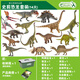 COLLECT英國CollectA我你他仿真動(dòng)物模型玩具野生史前恐龍昆蟲(chóng)海洋套裝 史前恐龍組合(14只)送收納箱畫(huà)冊