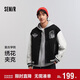 森馬（Semir）商場(chǎng)同款夾克男繡花棒球服情侶25春秋外套101125108121