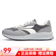 361°男鞋運動(dòng)鞋2025秋季網(wǎng)面休閑鞋輕便慢跑鞋男復古百搭鞋子 鋅鐵灰/煙灰 40