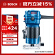 博世（BOSCH）修邊機木工木材倒角開(kāi)槽機高效散熱防塵開(kāi)關(guān)550瓦高性能GKF 550