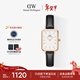 丹尼爾惠靈頓（DanielWellington）DW經(jīng)典小方表手表女時(shí)尚皮帶女士手表送女友新年禮物DW434