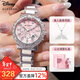 迪士尼（Disney）女款手表時(shí)尚ins風(fēng)少女腕表防水輕奢小眾鋼帶女士手表禮盒送女生