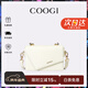 COOGI包包女款輕奢品牌女士單肩包女斜挎包女情人節生日禮物送女友老婆 米白色 京倉直發(fā)