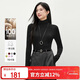 秋水伊人100%綿羊毛高領(lǐng)針織衫2025年冬新款女簡(jiǎn)約百搭修身打底衫